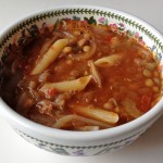 レンティル（レンズ豆）のスープ