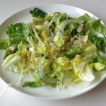 白インゲン豆入り野菜サラダ