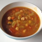 ヒヨコ豆と野菜のスープ