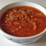 レンティルと野菜のスープ