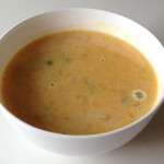豆乳の野菜スープ